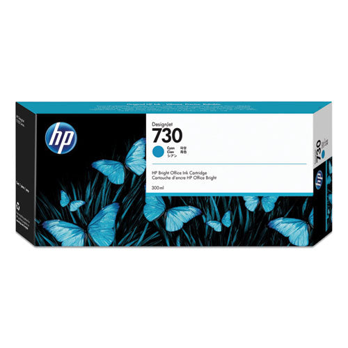 Image of HP HP 730, (p2v68a) Cyan Original Ink Cartridge