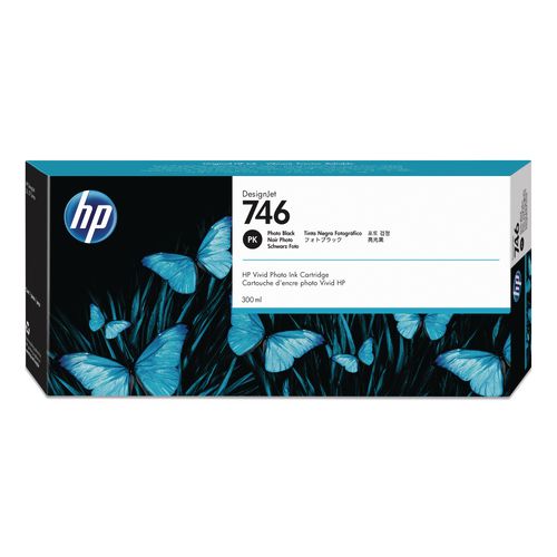 Image of HP HP 746, (p2v82a) Photo Black Original Ink Cartridge