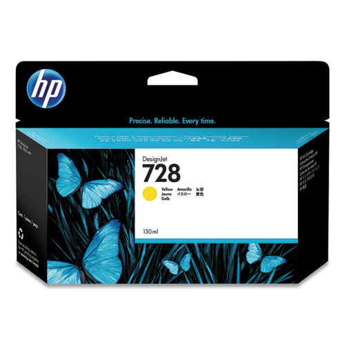 Image of HP HP 728, (f9j65a) Yellow Original Ink Cartridge