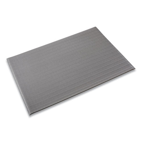 Image of Crown Ribbed Vinyl Anti-Fatigue Mat, 24 X 36, Gray