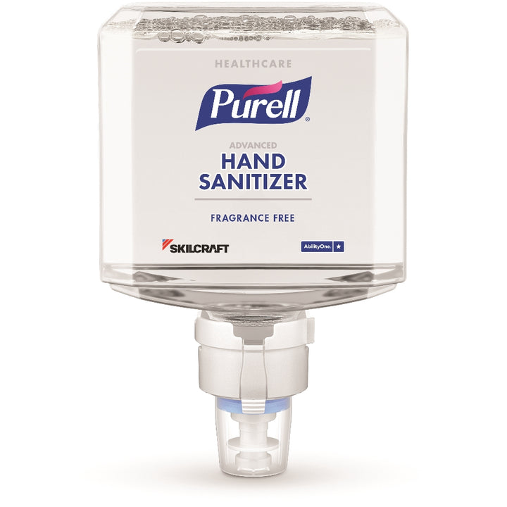 Image of Purell Skilcraft Healthcare Advanced Gentle & Free Foam Hand Sanitizer Refill, 1200 mL Dispenser Refill
