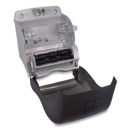 Image of Tork® Hand Towel Dispenser, Electronic, 11.78 X 9.12 X 14.39, Translucent Smoke