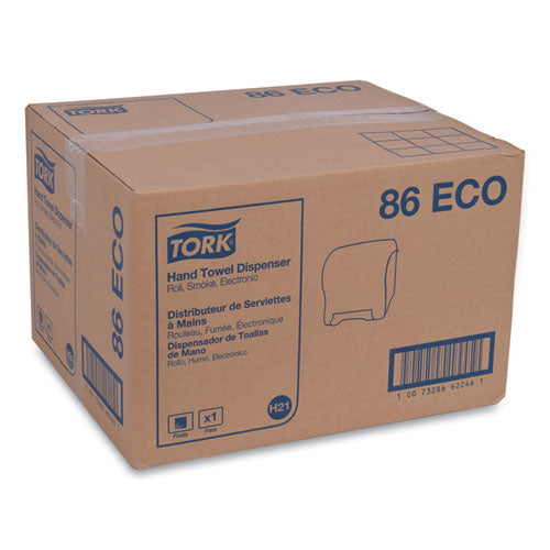 Image of Tork® Hand Towel Dispenser, Electronic, 11.78 X 9.12 X 14.39, Translucent Smoke