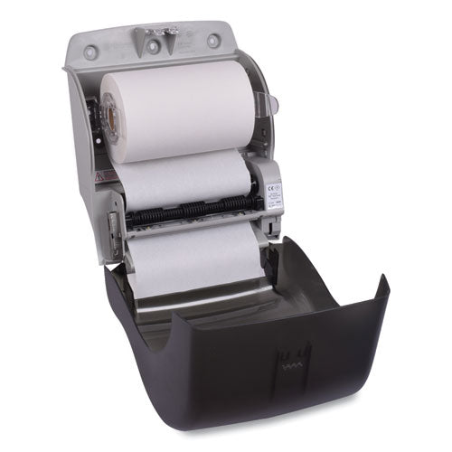 Image of Tork® Hand Towel Dispenser, Electronic, 11.78 X 9.12 X 14.39, Translucent Smoke