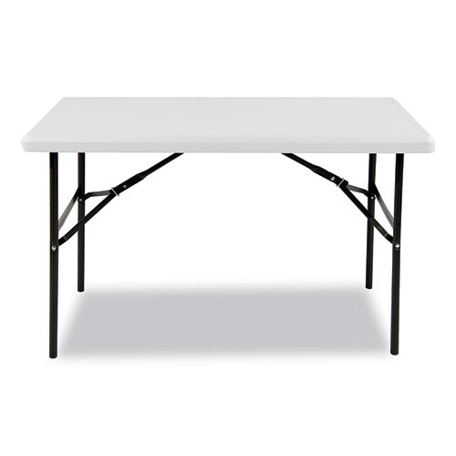Image of Iceberg IndestrucTable Classic Folding Table, Rectangular, 48" x 24" x 29", Platinum