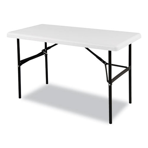 Image of Iceberg IndestrucTable Classic Folding Table, Rectangular, 48" x 24" x 29", Platinum