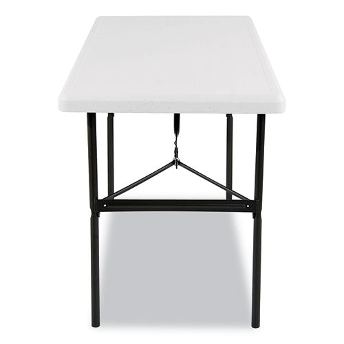 Image of Iceberg IndestrucTable Classic Folding Table, Rectangular, 48" x 24" x 29", Platinum
