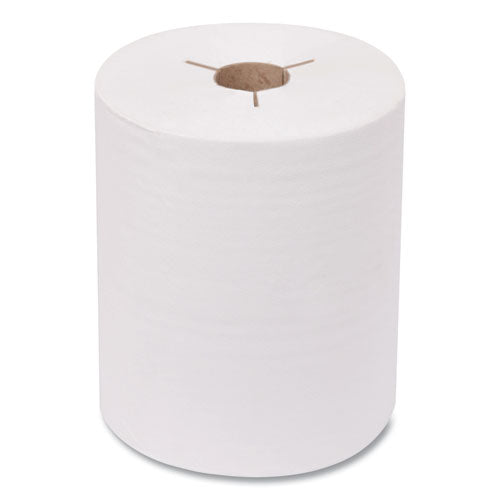 Image of Tork® Advanced Hand Towel Roll, Notched, 1-Ply, 8 X 11, White, 491/roll, 12 Rolls/carton