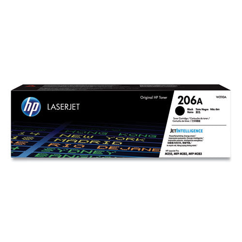 Image of HP HP 206a, (w2110a) Black Original Laserjet Toner Cartridge