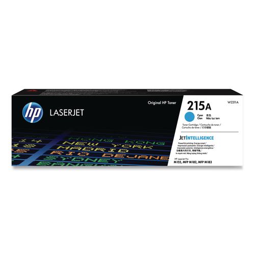 Image of HP HP 215a, (w2311a) Cyan Original Laserjet Toner Cartridge