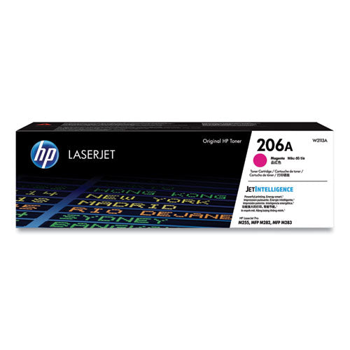Image of HP HP 206a, (w2113a) Magenta Original Laserjet Toner Cartridge