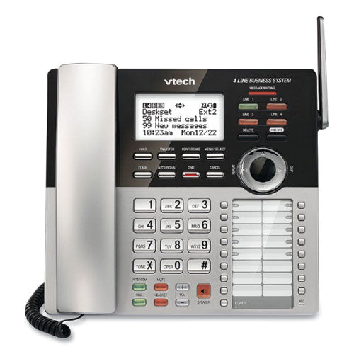 Image of Vtech® CM18245 Four-Line Business System Extension Deskset for Use With Vtech CM18445
