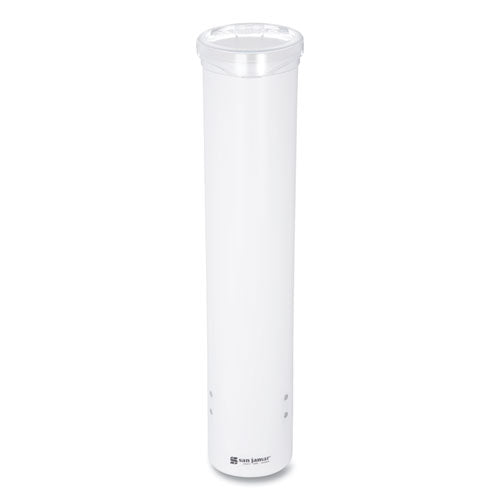 Image of San Jamar® Small Pull-Type Water Cup Dispenser, For 5 Oz Cups, White