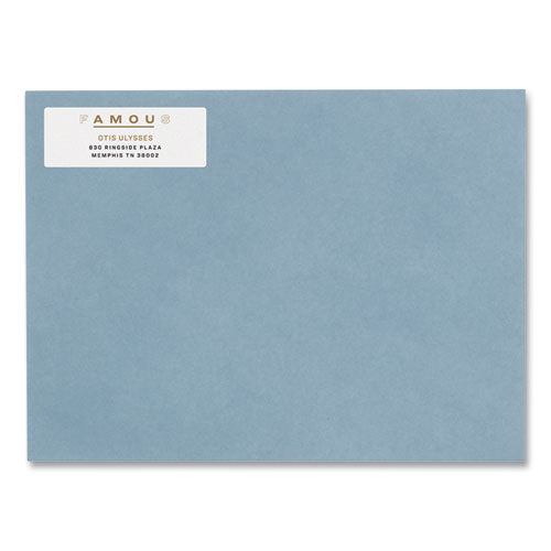 Image of Avery® Easy Peel White Address Labels W/ Sure Feed Technology, Laser Printers, 0.66 X 1.75, White, 60/sheet, 25 Sheets/pack
