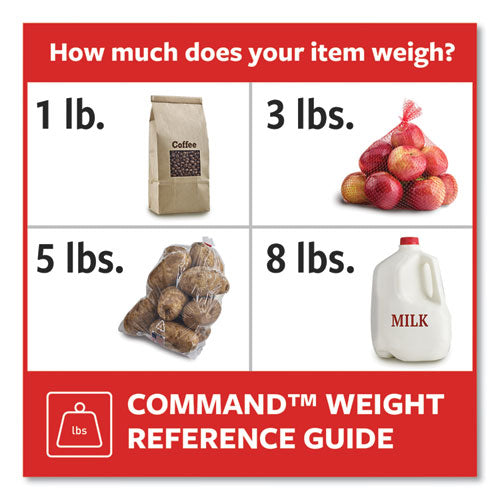 Image of Command Picture Hanging Strips, Large, Removable, Holds Up To 4 Lbs Per Pair, 0.75 X 3.65, White, 12 Pairs/pack