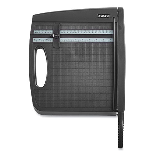 Image of X-ACTO® 10-Sheet Guillotine Trimmer, 10 Sheets, 12" Cut Length, Plastic Base, 13 X 13