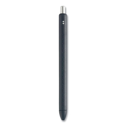 Image of Paper Mate® InkJoy Gel Pen, Retractable, Medium 0.7 mm, Black Ink, Black/Smoke Barrel, 8/Pack