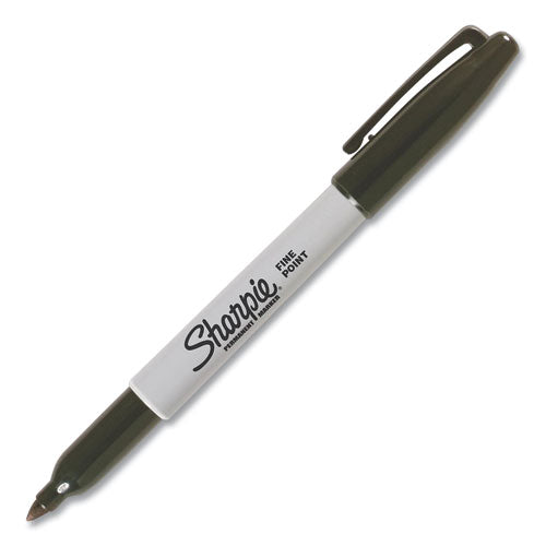 Image of Sharpie® Fine Bullet Tip Permanent Marker, Black, Dozen