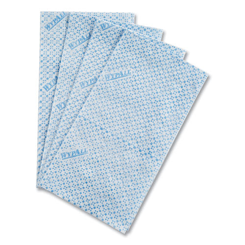 Image of WypAll® Foodservice Cloths, 12.5 X 23.5, Blue, 200/carton