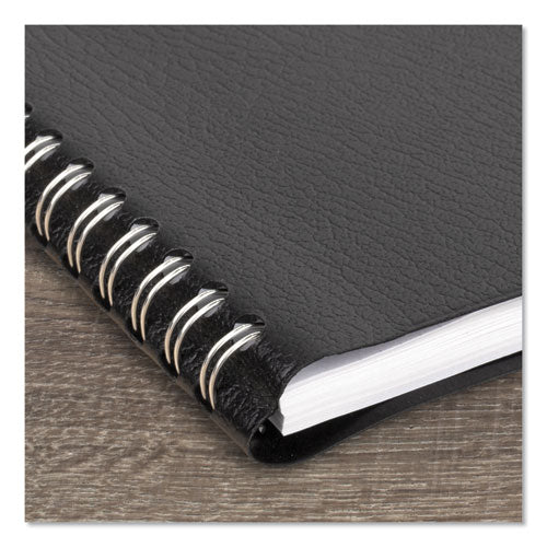 Image of AT-A-GLANCE® DayMinder Block Format Weekly Appointment Book, Tabbed Telephone/Add Section, 8.5 x 5.5, Black, 12-Month (Jan to Dec): 2025