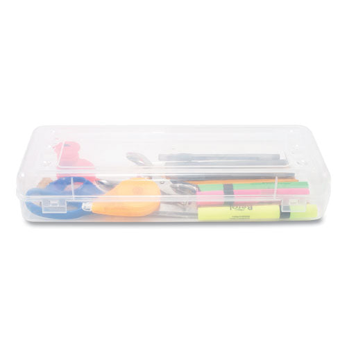 Image of Innovative Storage Designs Stretch Art Box, 13.25" x 5" x 2.3", Clear