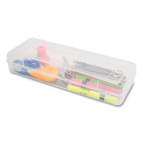 Image of Innovative Storage Designs Stretch Art Box, 13.25" x 5" x 2.3", Clear