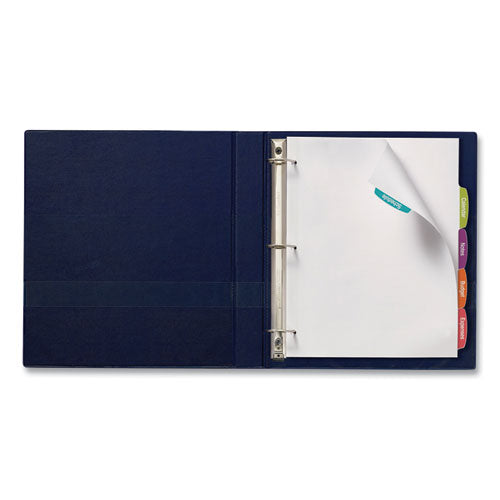 Image of Avery® Big Tab Printable White Label Tab Dividers, 5-Tab, 11 x 8.5, White, 4 Sets