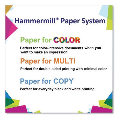 Image of Hammermill® Colors Print Paper, 20 lb Bond Weight, 11 x 17, Green, 500/Ream