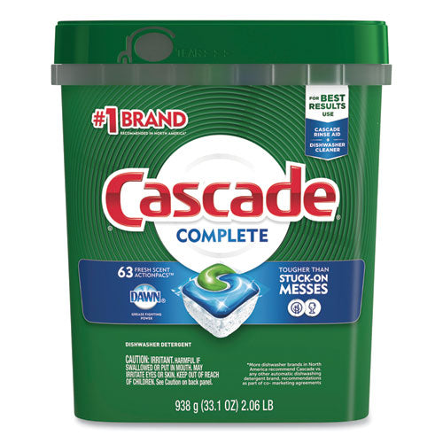 Image of Cascade® Complete ActionPacs, Fresh Scent, 63/Pack