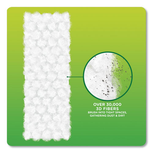 Image of Swiffer® Heavy-Duty Dry Refill Cloths, White, 11 x 8.5, 32/Pack