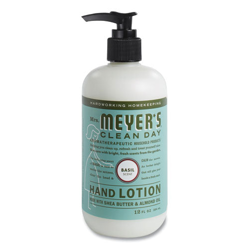 Image of Mrs. Meyer's® Clean Day Hand Lotion, 12 oz Pump Bottle, Basil
