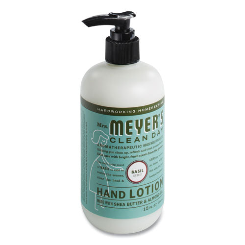 Image of Mrs. Meyer's® Clean Day Hand Lotion, 12 oz Pump Bottle, Basil