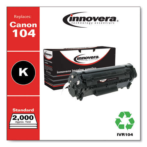 Image of Canon® Remanufactured Black Toner, Replacement for 104 (0263B001AA), 2,000 Page-Yield