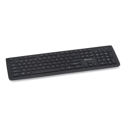 Image of Verbatim® Wireless Slim Keyboard, 103 Keys, Black
