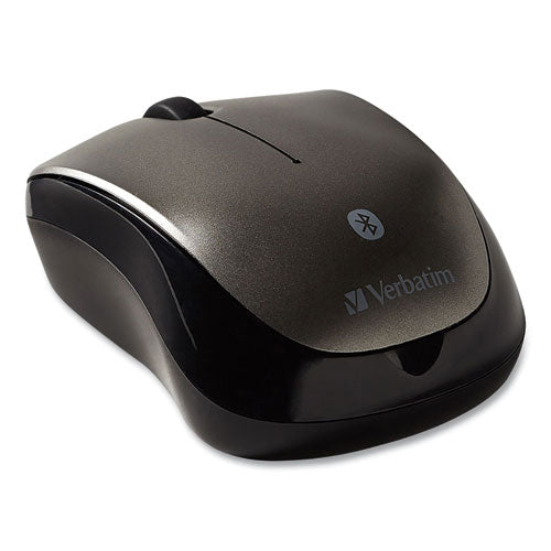 Image of Verbatim® Bluetooth Wireless Tablet Multi-Trac Blue Led Mouse, 2.4 Ghz Frequency/30 Ft Wireless Range, Left/right Hand Use, Graphite