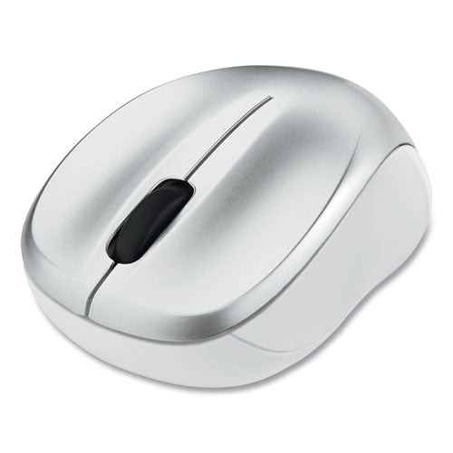 Image of Verbatim® Silent Wireless Blue Led Mouse, 2.4 Ghz Frequency/32.8 Ft Wireless Range, Left/right Hand Use, Silver