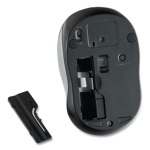 Image of Verbatim® Silent Wireless Blue Led Mouse, 2.4 Ghz Frequency/32.8 Ft Wireless Range, Left/right Hand Use, Graphite