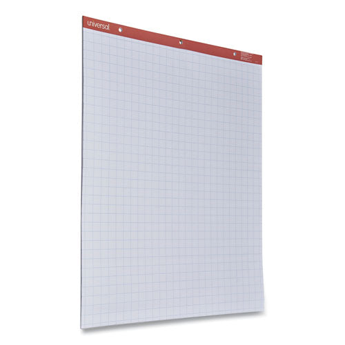 Image of Universal Easel Pads/Flip Charts, Quadrille Rule (1 sq/in), 27 x 34, White, 50 Sheets, 2/Carton