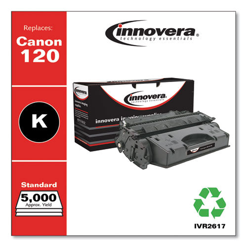 Image of Innovera® Remanufactured Black Toner, Replacement for 120 (2617B001), 5,000 Page-Yield
