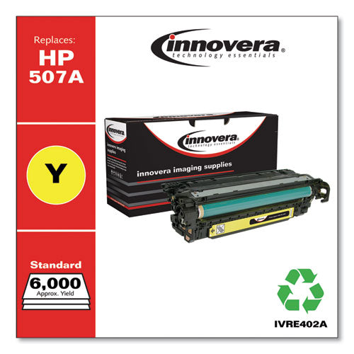 Image of Innovera® Remanufactured Yellow Toner, Replacement for 507A (CE402A), 6,000 Page-Yield