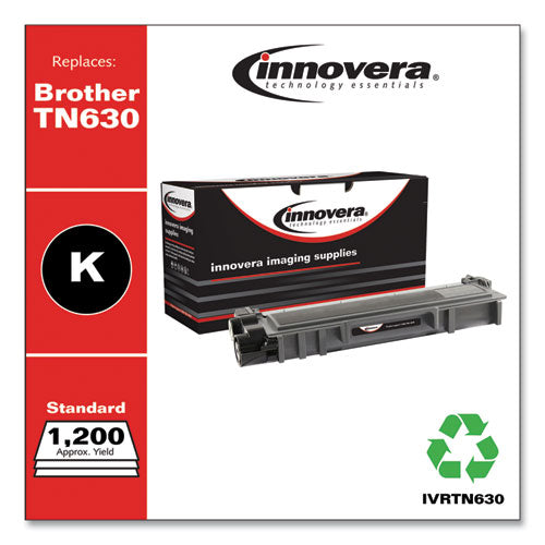 Image of Innovera® Remanufactured Black Toner, Replacement for TN630, 1,200 Page-Yield