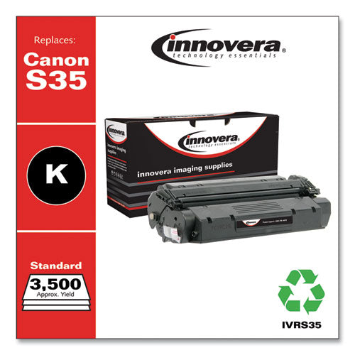 Image of Innovera® Remanufactured Black Toner, Replacement for S35 (7833A001AA), 3,500 Page-Yield
