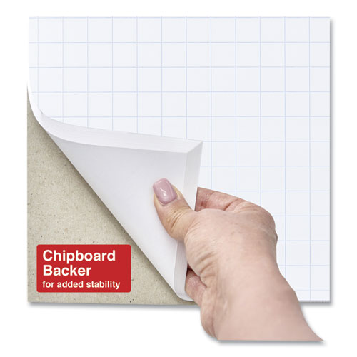 Image of Universal Easel Pads/Flip Charts, Quadrille Rule (1 sq/in), 27 x 34, White, 50 Sheets, 2/Carton