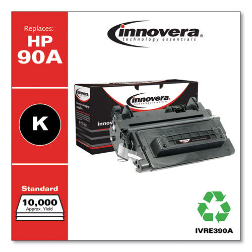 Image of Innovera® Remanufactured Black Toner, Replacement for 90A (CE390A), 10,000 Page-Yield