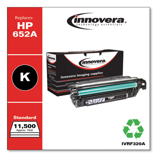 Image of Innovera® Remanufactured Black Toner, Replacement for 652A (CF320A), 11,500 Page-Yield
