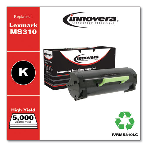 Image of Innovera® Remanufactured Black High-Yield Toner, Replacement for MS310, 5,000 Page-Yield