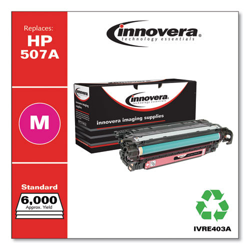 Image of Innovera® Remanufactured Magenta Toner, Replacement for 507A (CE403A), 6,000 Page-Yield