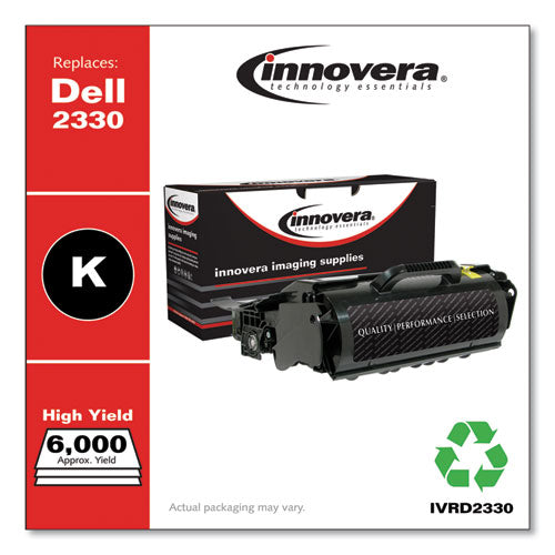 Image of Innovera® Remanufactured Black High-Yield Toner, Replacement for 330-2666, 6,000 Page-Yield