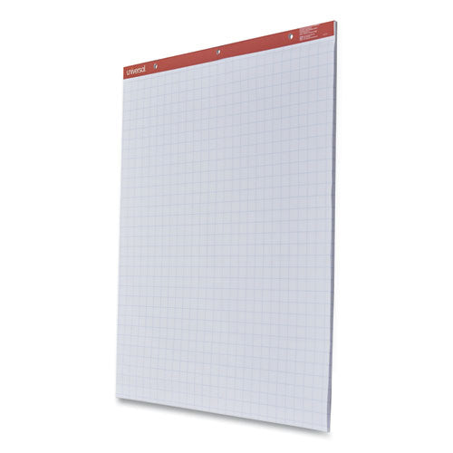 Image of Universal Easel Pads/Flip Charts, Quadrille Rule (1 sq/in), 27 x 34, White, 50 Sheets, 2/Carton