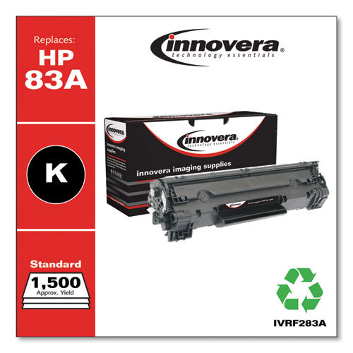 Image of Innovera® Remanufactured Black Toner, Replacement for 83A (CF283A), 1,500 Page-Yield